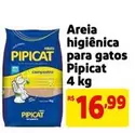 Oferta de Pipicat - Areia Higiênica Para Gatos por R$16,99 em Mercado Extra