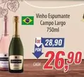 Oferta de Campo Largo - Vinho Espumante por R$28,9 em Supermercados BH