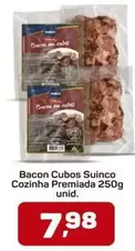 Oferta de Premiada - Bacon Cubos Suinco Cozinha Premiada por R$7,98 em Supermercados ABC