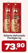 Oferta de Perdigão - Salame Defumado por R$73,9 em Supermercados ABC