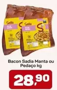 Oferta de Sadia - Bacon Manta Ou Pedaço por R$28,9 em Supermercados ABC