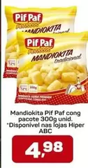 Oferta de Abc - Mandiokita Pif Con Pacote 300g, Disponive por R$4,98 em Supermercados ABC