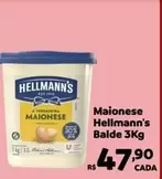 Oferta de Hellmann's - Maionese Balde por R$47,9 em Max Atacadista