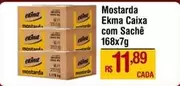 Oferta de Ekma - Mostarda Caixa Com Sachê por R$11,89 em Max Atacadista