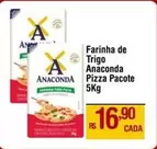 Oferta de De   - Farinha De Trigo Anaconda Pizza Pacote por R$16,9 em Max Atacadista