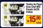 Oferta de Mili - Toalha De Papel Gran Chef por R$15,9 em Max Atacadista