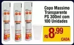 Oferta de Dore - Copo Transparente Ps por R$8,99 em Max Atacadista