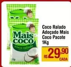 Oferta de Mais Coco - Coco Ralado Adoçado por R$29,9 em Max Atacadista