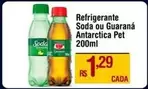 Oferta de Antarctica - Refrigerante Soda Ou Guaraná por R$1,29 em Max Atacadista