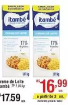 Oferta de Itambé - Reme De Leite por R$16,99 em Fort Atacadista