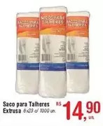 Oferta de Rs - Saco Para Talheres por R$14,9 em Fort Atacadista