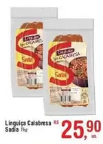 Oferta de Sadia - Linguiça Calabresa por R$25,9 em Fort Atacadista