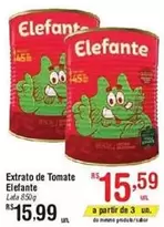 Oferta de Elefante - Extrato De Tomate por R$15,99 em Fort Atacadista