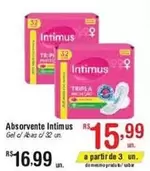 Oferta de Intimus - Absorvente por R$16,99 em Fort Atacadista