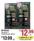 Oferta de Novex - Kit por R$13,99 em Fort Atacadista