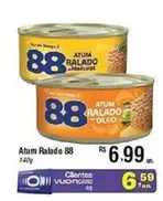 Oferta de 88 - Atum Ralado por R$6,99 em Fort Atacadista