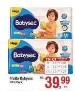 Oferta de Babysec - Fralda por R$39,99 em Fort Atacadista