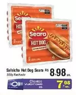 Oferta de Seara - Salsicha Hot Dog por R$8,98 em Fort Atacadista