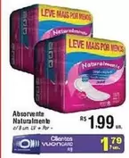 Oferta de Leve - Absorvente Naturalmente por R$1,99 em Fort Atacadista