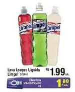 Oferta de Limpol - Lava Louças Líquido por R$1,99 em Fort Atacadista