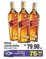 Oferta de Johnnie Walker - Whisky por R$79,9 em Fort Atacadista