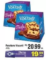 Oferta de Visconti - Panettone por R$20,99 em Fort Atacadista