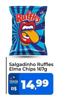 Oferta de Elma Chips - Salgadinho Ruffles por R$14,99 em Tonin Superatacado