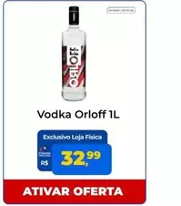 Oferta de Orloff - Vodka por R$32,99 em Tonin Superatacado