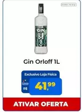 Oferta de Orloff - Gin por R$41,99 em Tonin Superatacado