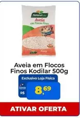 Oferta de Kodilar - Aveia Em Flocos Finos por R$8,69 em Tonin Superatacado