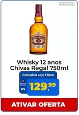 Oferta de Chivas Regal - Whisky 12 Anos por R$129,99 em Tonin Superatacado