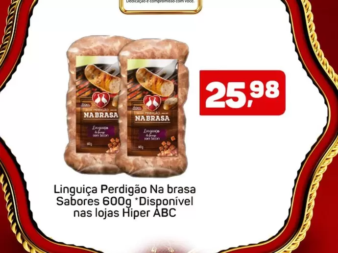 Oferta de Nabrasa - Linguiça Na Brasa Sabores por R$25,98 em Supermercados ABC