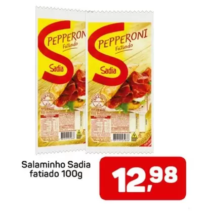 Oferta de Sadia - Salaminho Fatiado por R$12,98 em Supermercados ABC