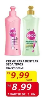 Oferta de Seda - Creme Para Pentear Tipos por R$9,99 em Assaí Atacadista