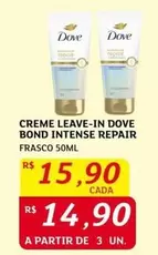 Oferta de Dove - Creme Leave-In  Intense Repair por R$15,9 em Assaí Atacadista