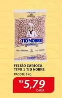 Oferta de Nobre - Feijão Carioca Tipo 1 Tio por R$5,79 em Assaí Atacadista