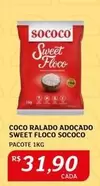 Oferta de Sococo - Coco Ralado Adocado Sweet Floco por R$31,9 em Assaí Atacadista