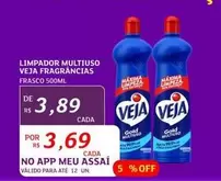 Oferta de Veja - Limpador Multiuso Fragrancias por R$3,89 em Assaí Atacadista