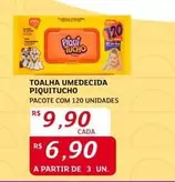 Oferta de Piquitucho - Toalha Umedecida por R$9,9 em Assaí Atacadista