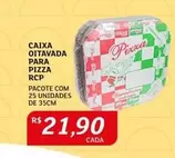 Oferta de Pacote - Caixa Oitavada Para Pizza Rcp por R$21,9 em Assaí Atacadista