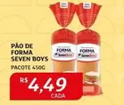 Oferta de Seven Boys - Pão De Forma por R$4,49 em Assaí Atacadista