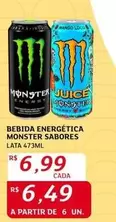 Oferta de Monster - Bebida Energetica por R$6,99 em Assaí Atacadista