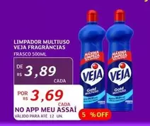 Oferta de Veja - Limpador Multiuso Fragrâncias por R$3,89 em Assaí Atacadista