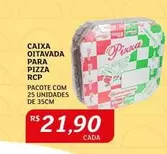 Oferta de Pacote - Caixa Oitavada Para Pizza Rcp por R$21,9 em Assaí Atacadista