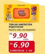 Oferta de Piquitucho - Toalha Umedecida por R$9,9 em Assaí Atacadista