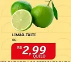 Oferta de Limão-taiti por R$2,99 em Assaí Atacadista