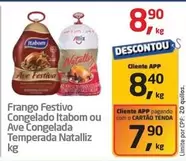 Oferta de Itabom - Frango Festivo Congelado Itabom Ou Ave Congelada Temperada Natalliz por R$8,9 em Tenda Atacado