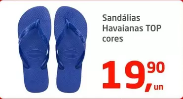 Oferta de Havaianas - Sandálias Top Cores por R$19,9 em Tenda Atacado