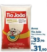 Oferta de Tio João - Arroz por R$31,9 em Sam's Club