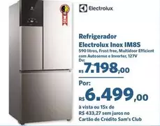 Oferta de Electrolux - Inox IMX8S por R$7198 em Sam's Club